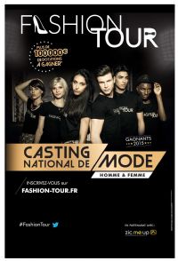 FASHION TOUR à GRANDE-SYNTHECasting national de mode – 27 au 29 octobre. Du 27 au 29 octobre 2016 à Grande-Synthe. Nord.  13H30